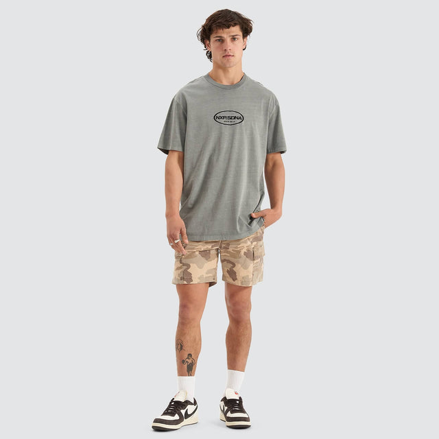 Cycle Relaxed Tee Pigment Neutral Grey