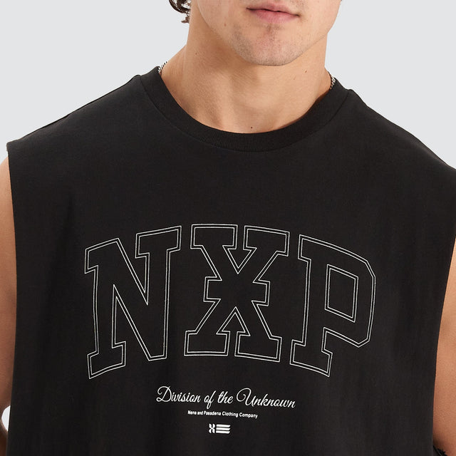 Division Relaxed Muscle Tee Jet Black