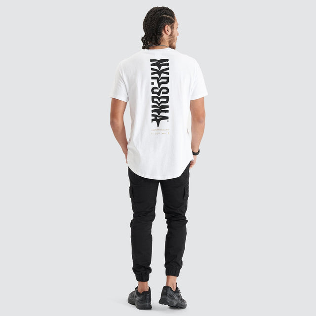 Endplate Dual Curved Tee Optical White