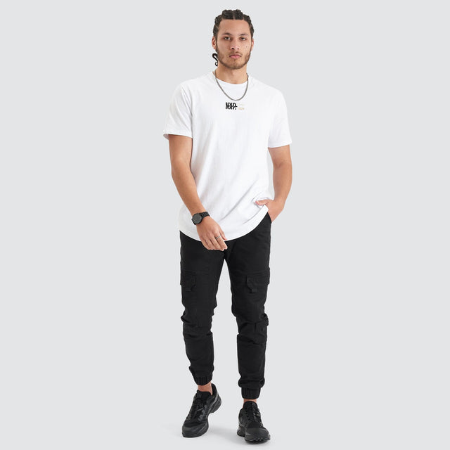 Endplate Dual Curved Tee Optical White