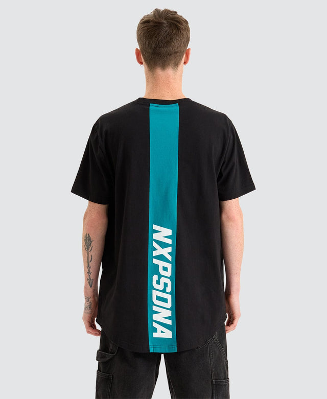 Balance Dual Curved T-Shirt Jet Black