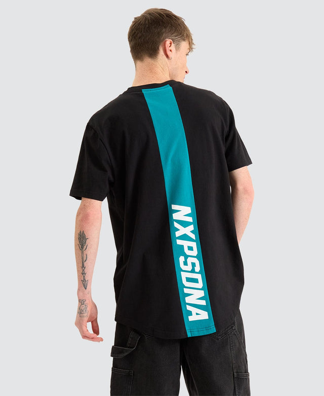 Balance Dual Curved T-Shirt Jet Black
