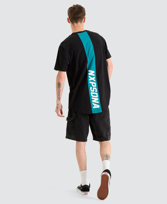 Balance Dual Curved T-Shirt Jet Black