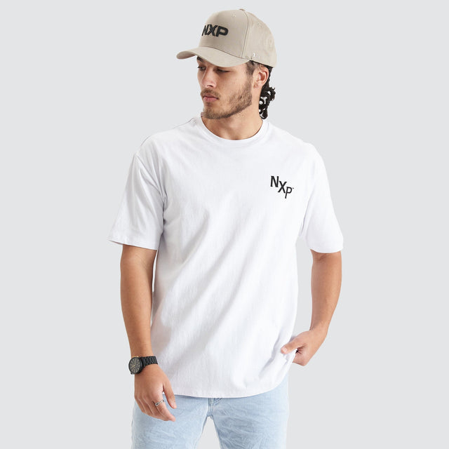 Orbit Heavy Box Fit Tee Optical White
