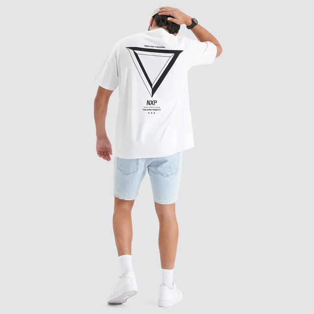 Orbit Heavy Box Fit Tee Optical White