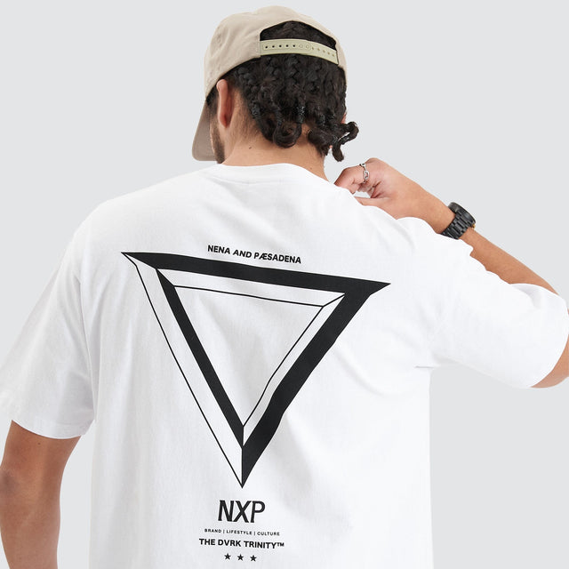 Orbit Heavy Box Fit Tee Optical White