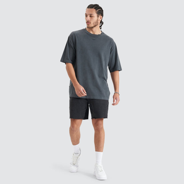 Origin Story Heavy Oversized Tee Pigment Asphalt
