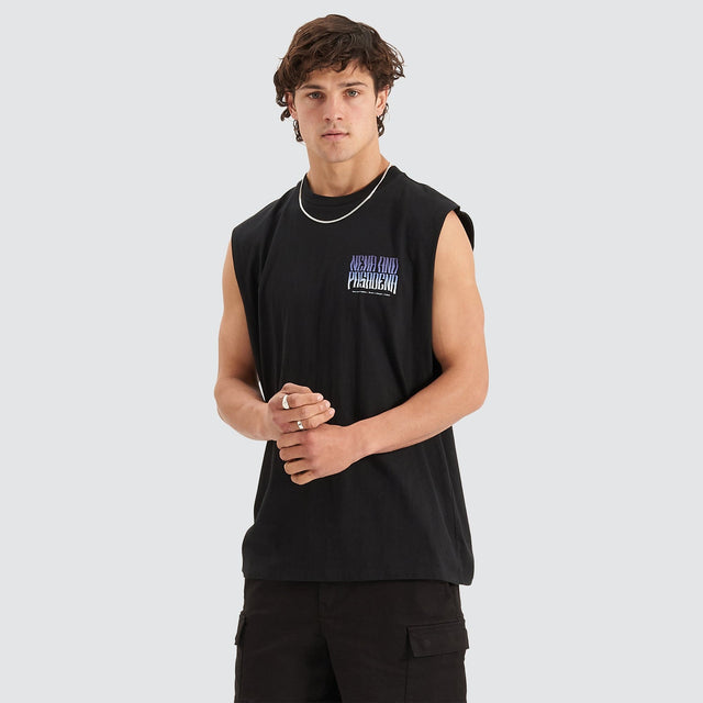 Regulations Relaxed Muscle Tee Jet Black