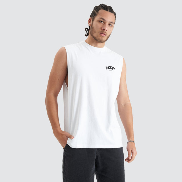 Rogue Relaxed Fit Muscle Optical White