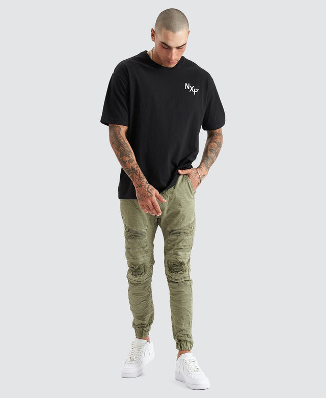 Viper Denim Jogger Khaki