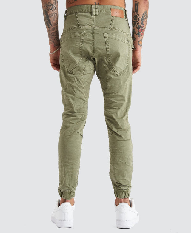 Viper Denim Jogger Khaki