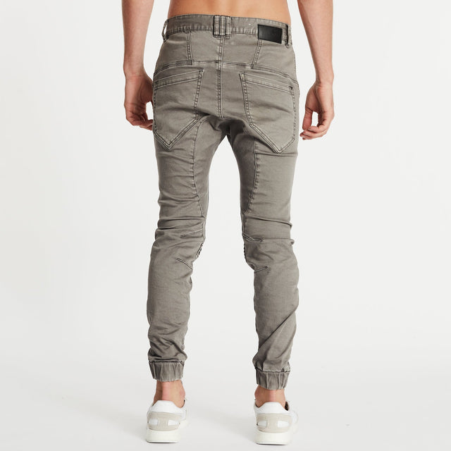 Model Wears Hellcat Pants Volcano Pants in Grey - Image 6