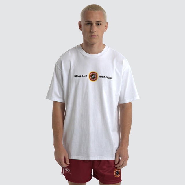 Carlton Draught Centennial Box Fit Tee Optical White