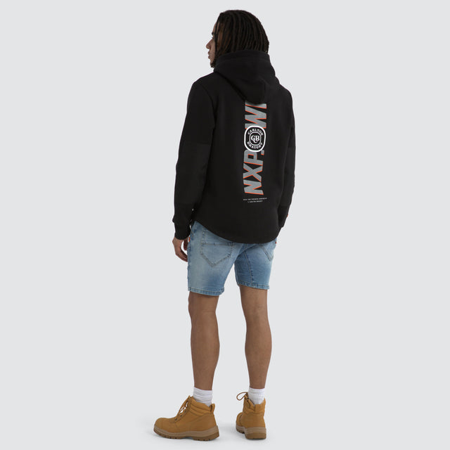 Carlton Draught Blueprint Work Hoodie Jet Black