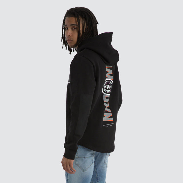 Carlton Draught Blueprint Work Hoodie Jet Black