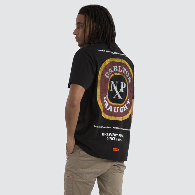 Carlton Draught Concept Work Tee Jet Black