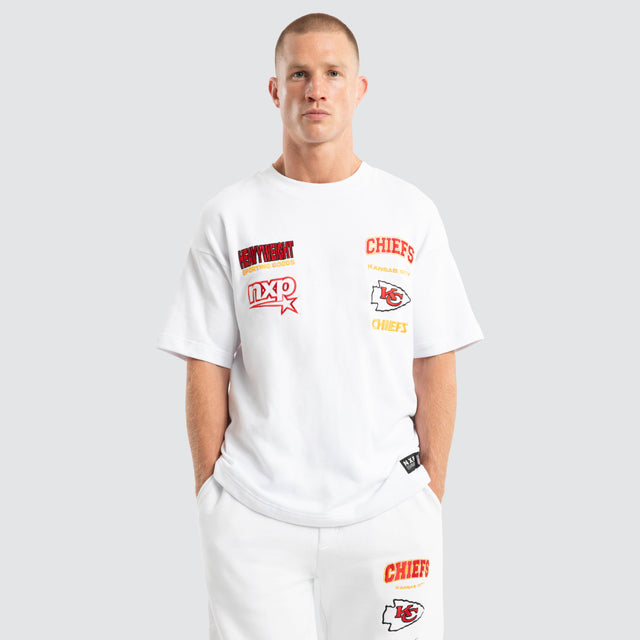 Kansas City Chiefs Surround Loopback Tee White