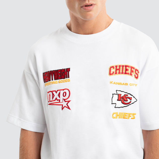 Kansas City Chiefs Surround Loopback Tee White