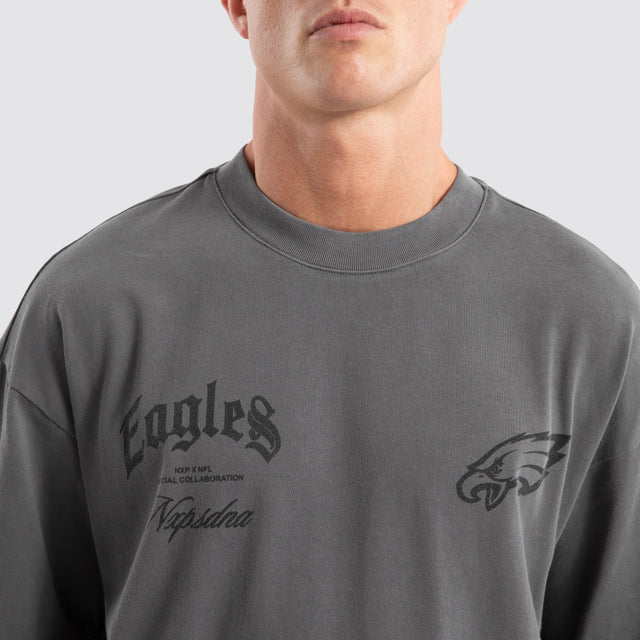 Philadelphia Eagles Defence Raptor Tee Pigment Charcoal