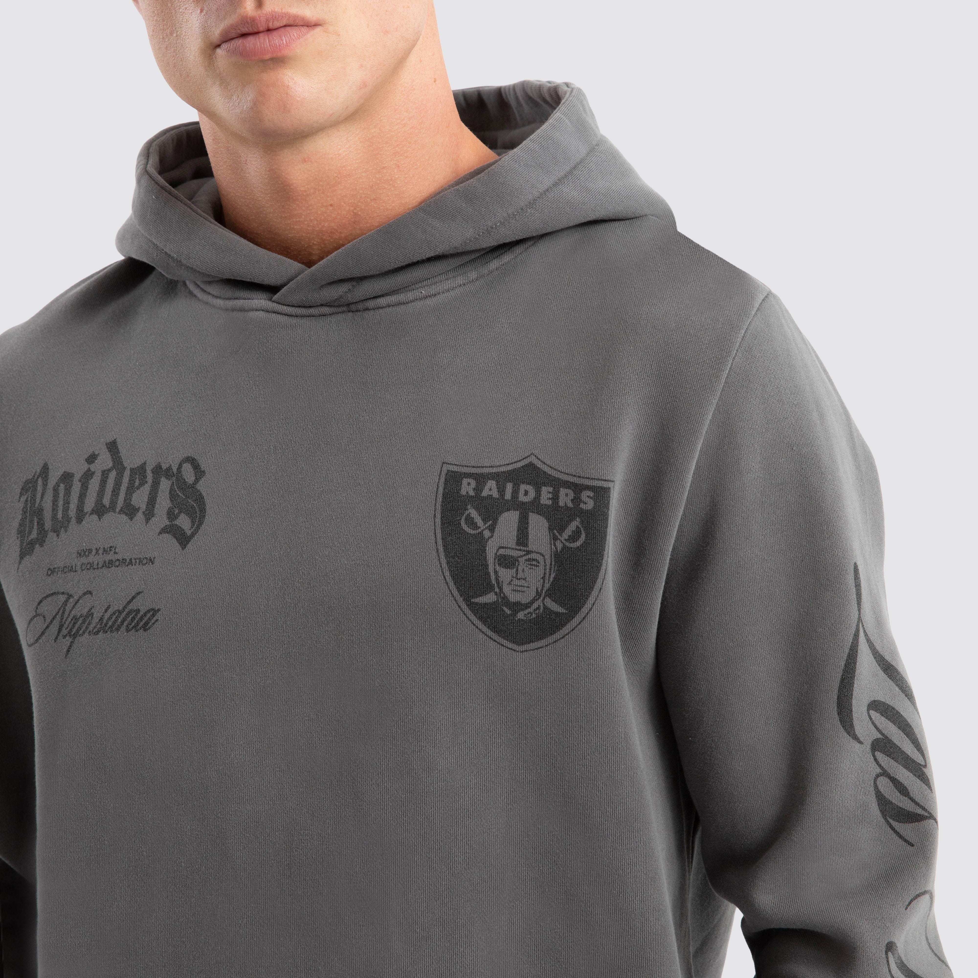 Las Vegas Raiders Defense Hoodie in Pigment Charcoal | NXP