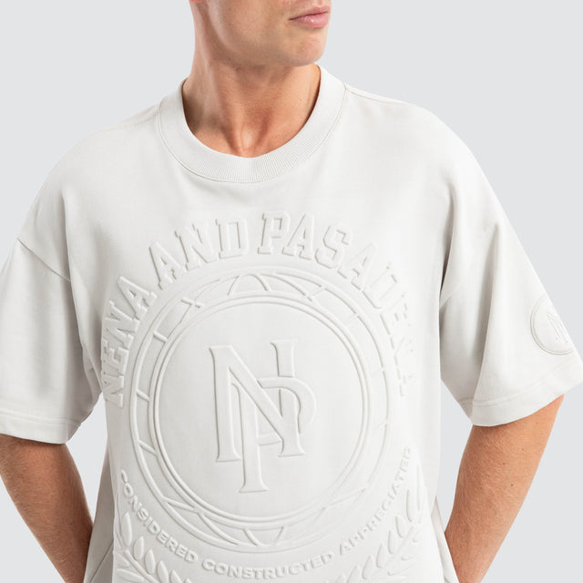 Boss Loopback Raptor Tee Glacier grey