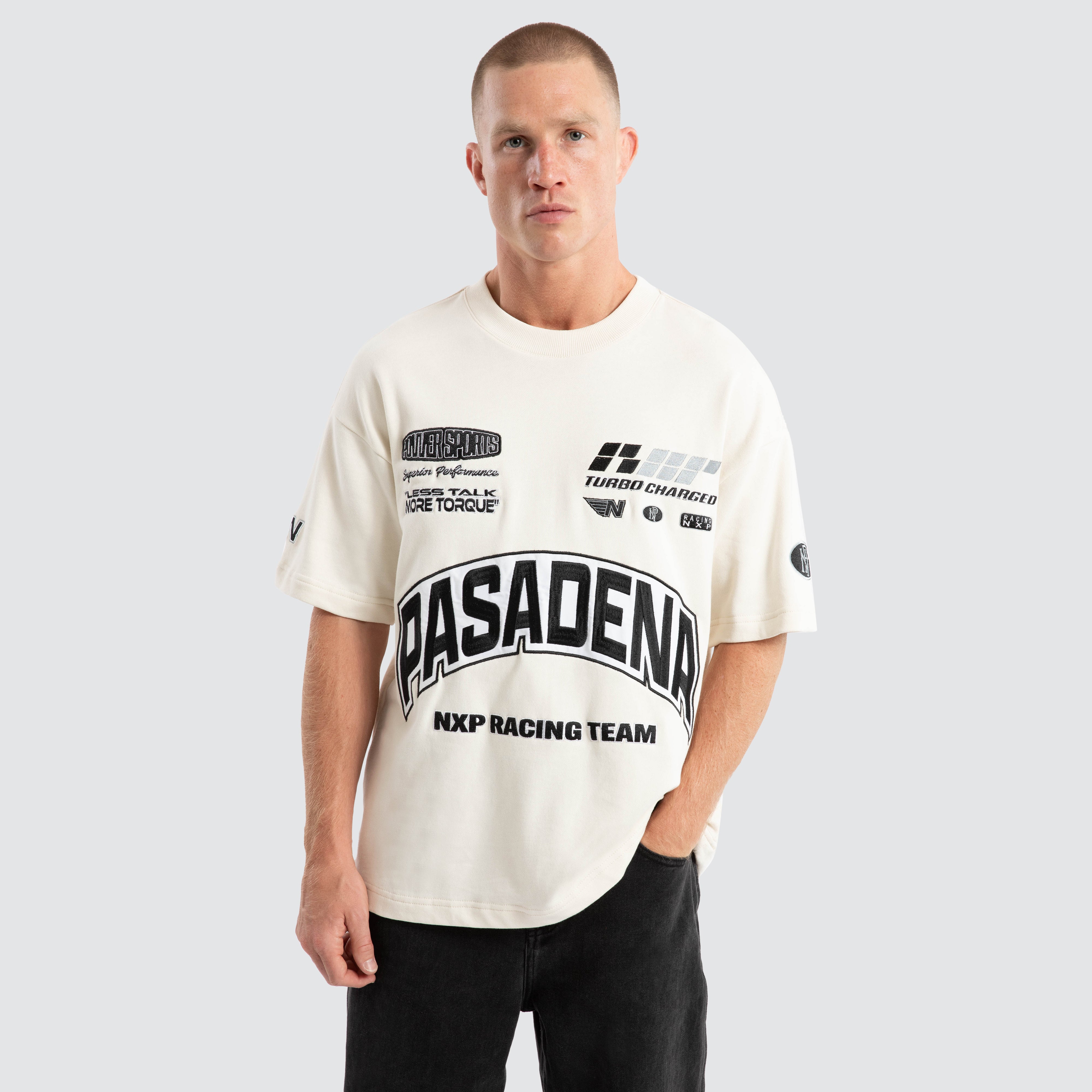 Torque Loopback Raptor Tee in Anthracite Black | NXP