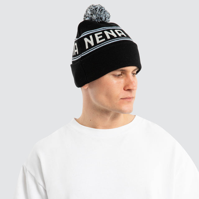 Alpha Beanie Jet Black