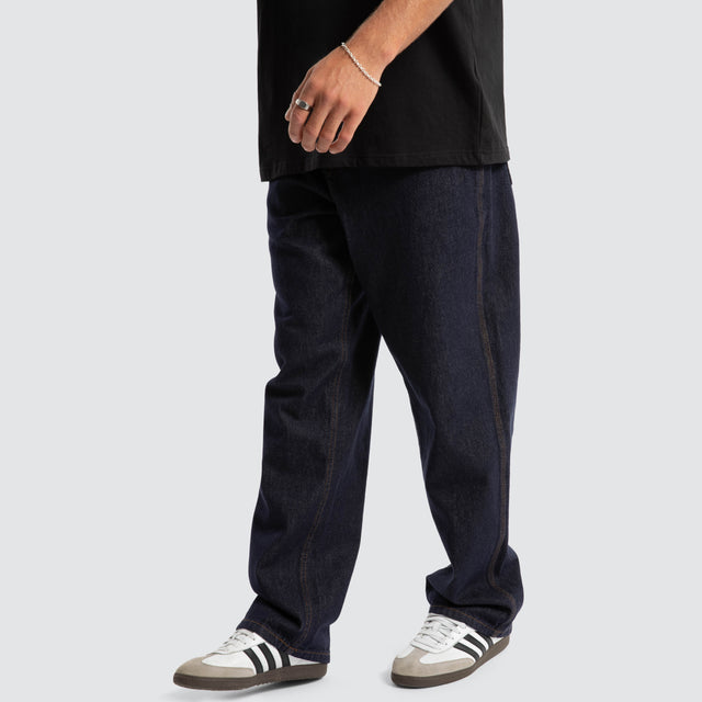 Dillon Baggy Fit Jean Raw Denim Blue