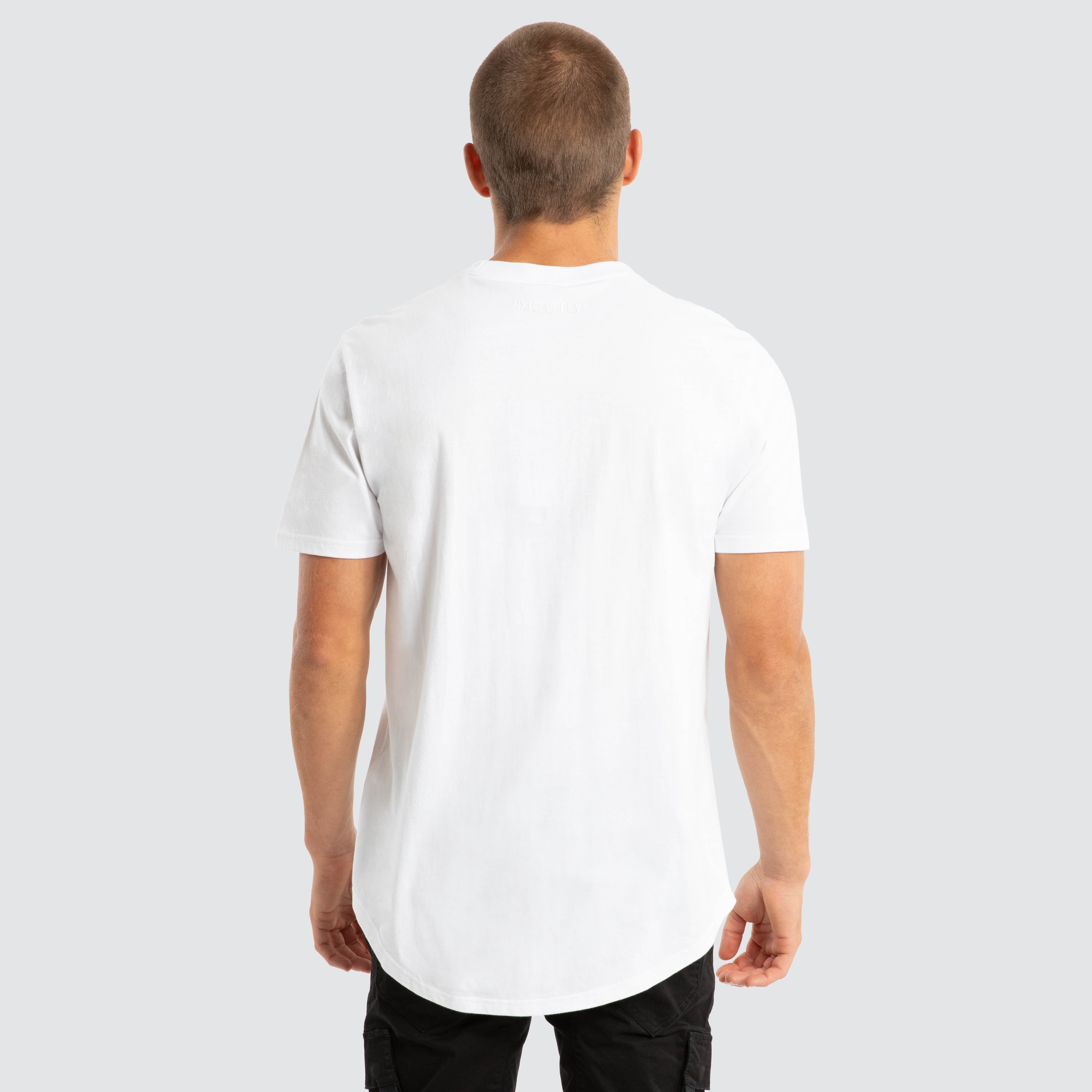 NXP Fargo Dual Curved Tee in White - Nena and Pasadena | NXP