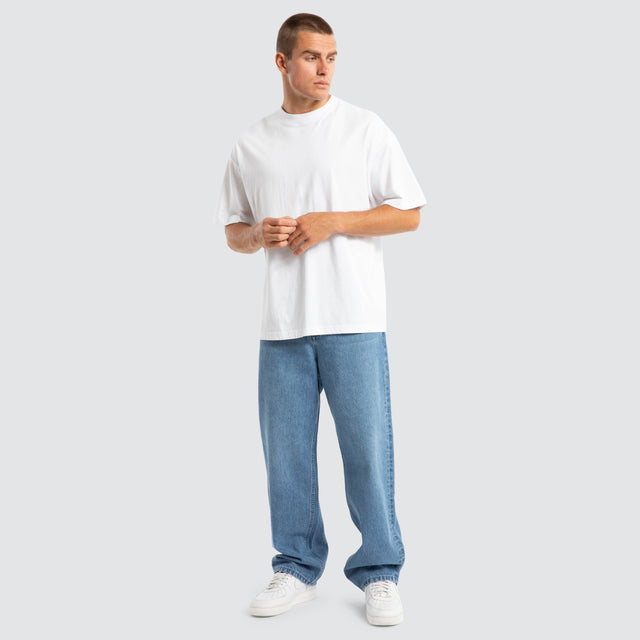 Drive Athletic Baggy Jean Washed Blue