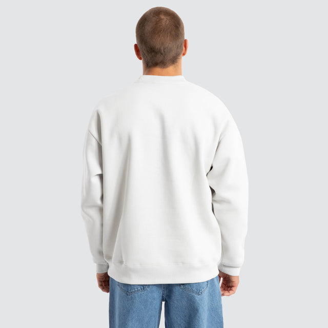 Boss Box Fit Sweater Glacier Grey / Castlerock