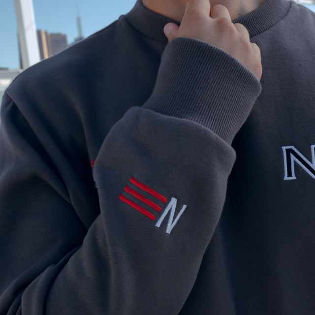 Thunder Dual Curved Sweater Asphalt Grey