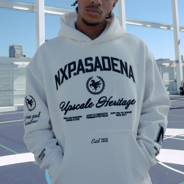 Thrill Relaxed Hoodie Natural White