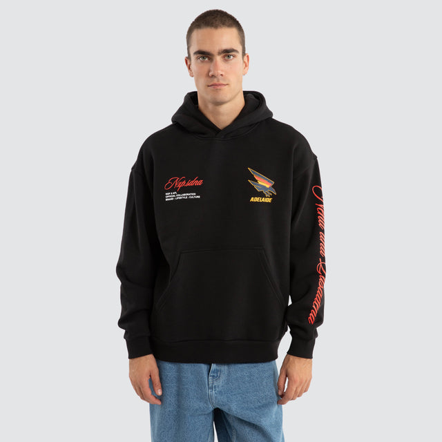 Adelaide Crows AFL Season Hoodie Jet Black