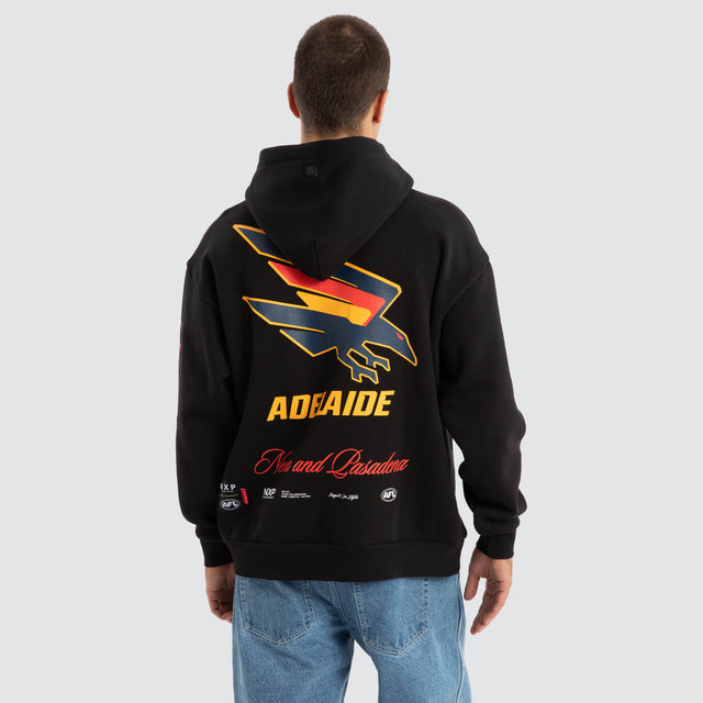 Adelaide Crows AFL Season Hoodie Jet Black