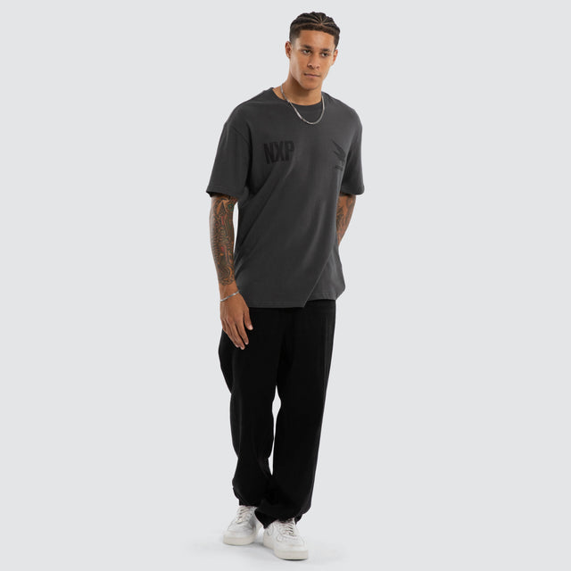Adelaide Crows Champions Box Fit Tee Asphalt