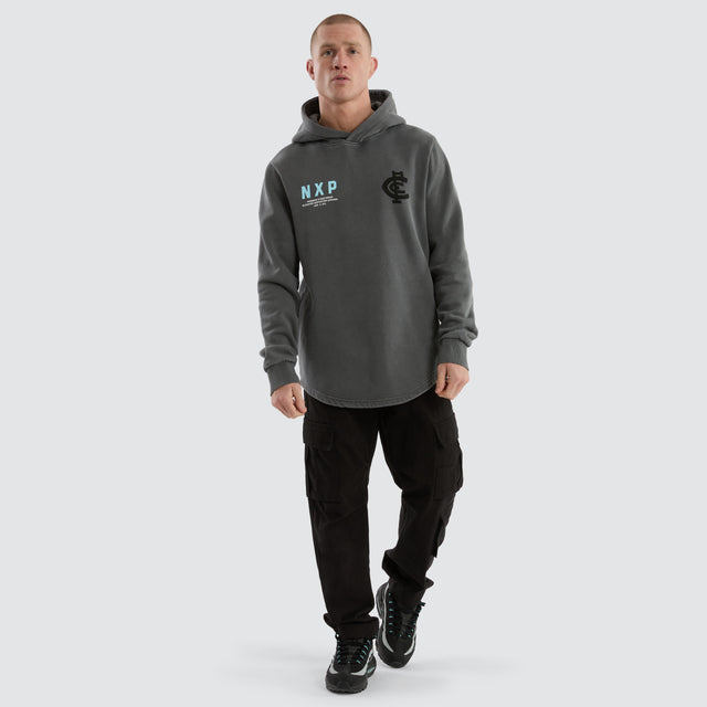 Carlton Blues Grand Hoodie Pigment Charcoal