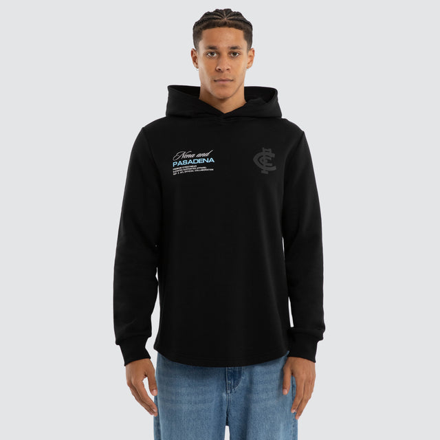 Carlton Blues AFL Recovery Hoodie Jet Black