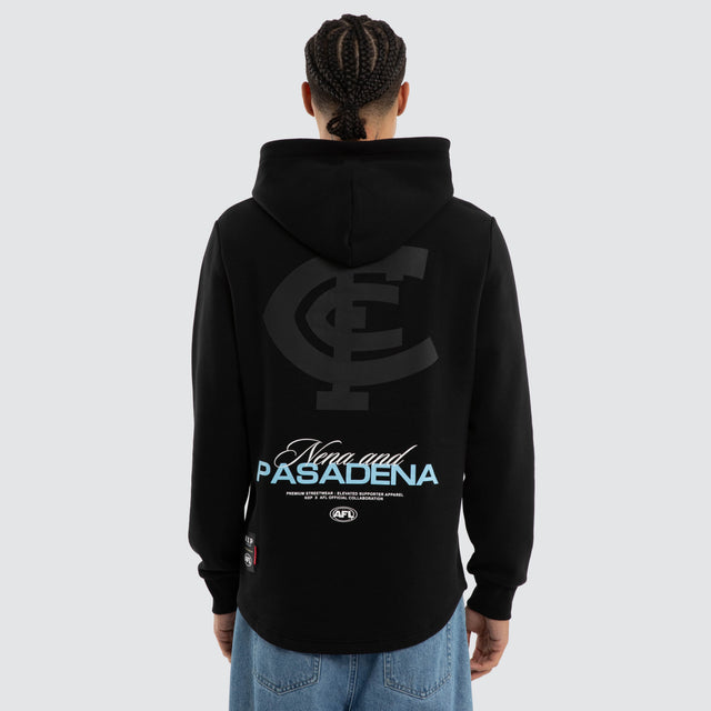 Carlton Blues AFL Recovery Hoodie Jet Black