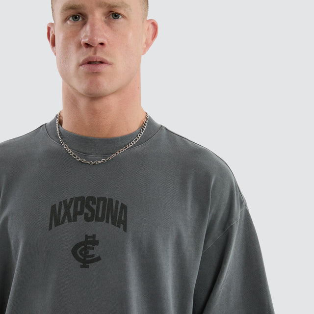 Carlton Blues Hunter Tee Pigment Charcoal