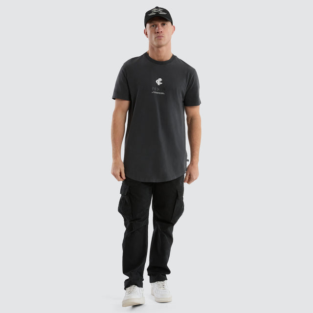 Carlton Blues Resident Tee Pigment Asphalt