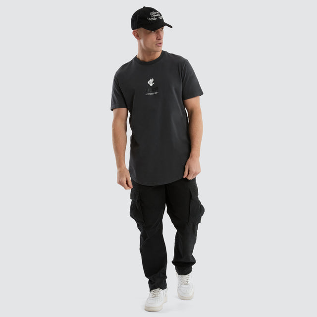 Carlton Blues Resident Tee Pigment Asphalt