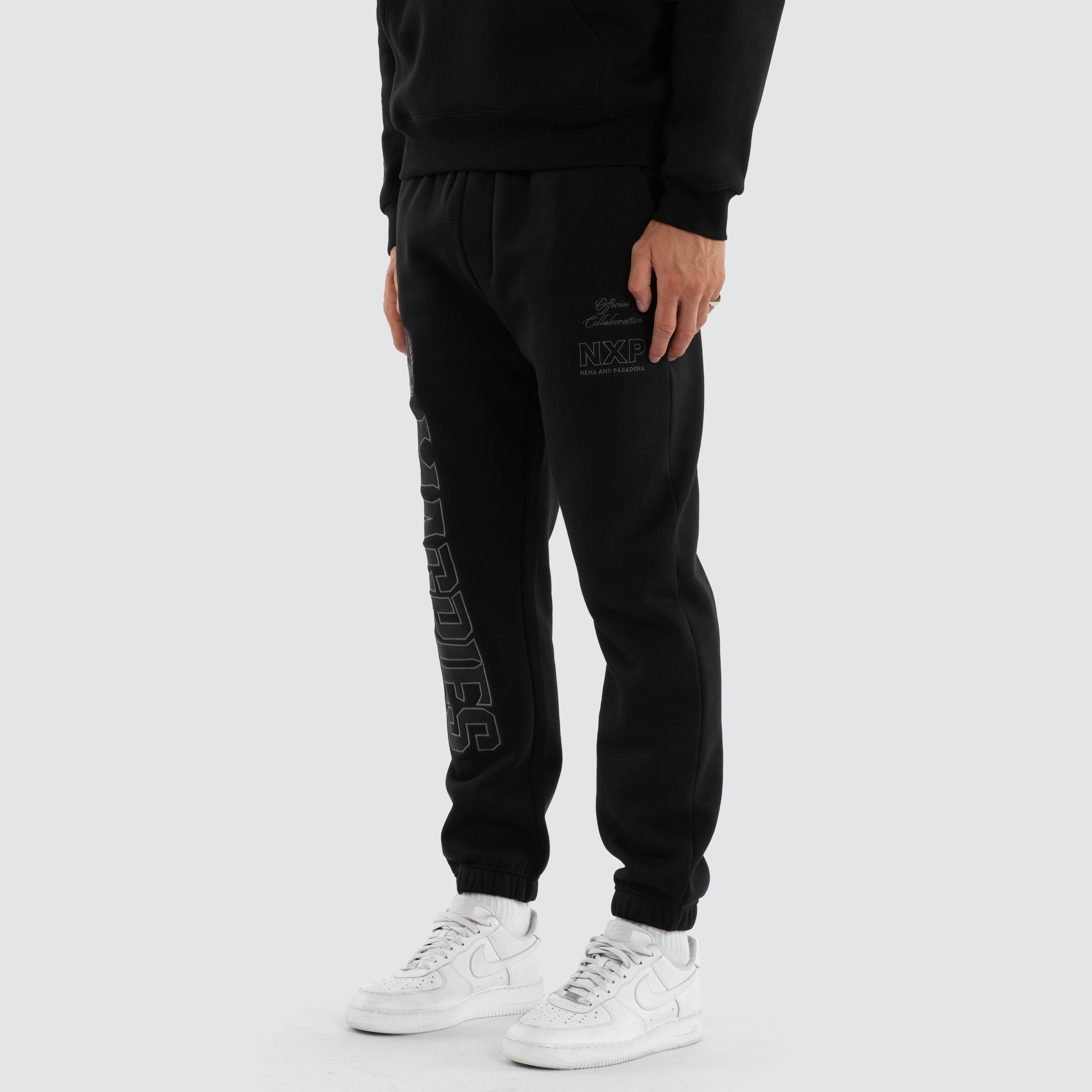 Collingwood Magpies AFL Perform Trackpant Jet Black | NXP