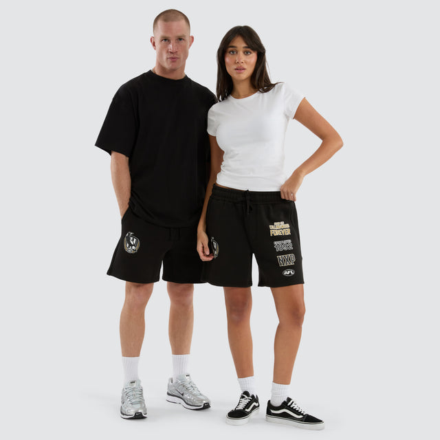 Collingwood Magpies Prime Trackshorts Jet Black