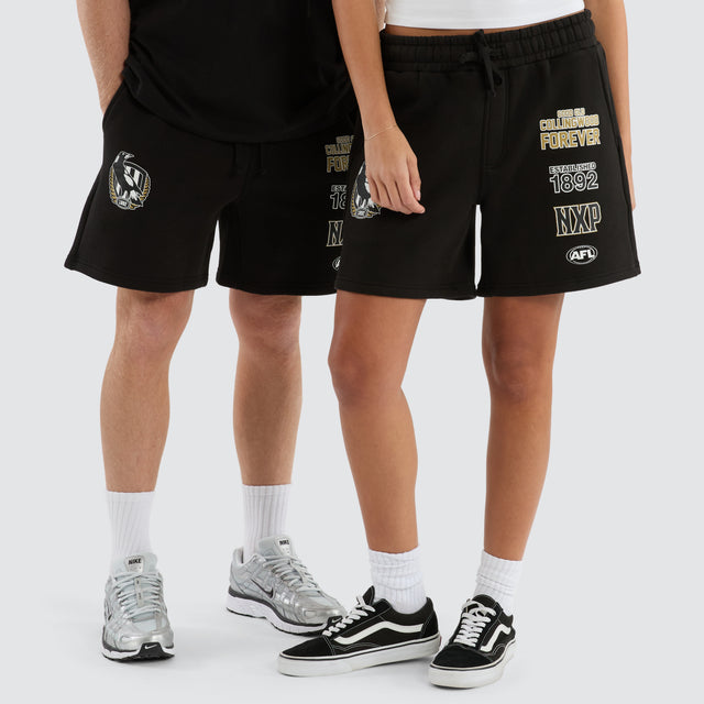 Collingwood Magpies Prime Trackshorts Jet Black
