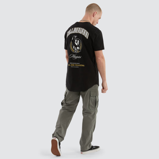 Collingwood Magpies Legend Tee Jet Black