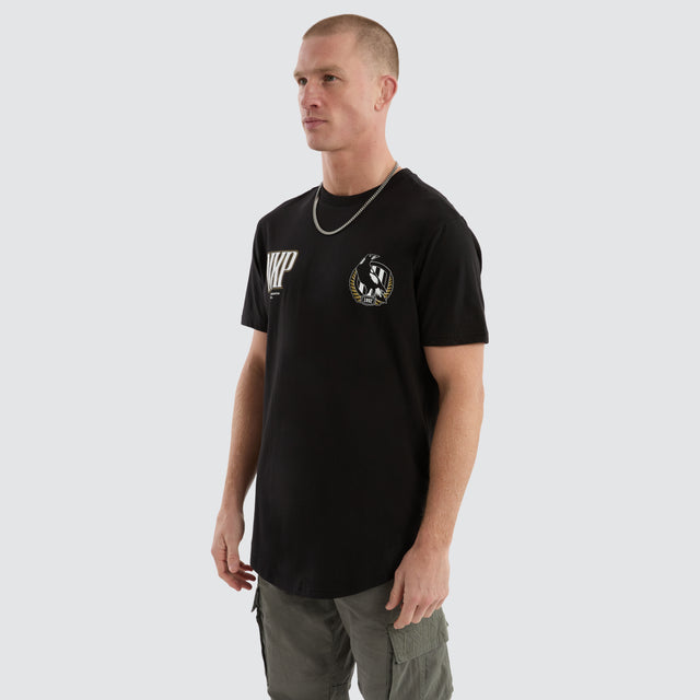 Collingwood Magpies Legend Tee Jet Black