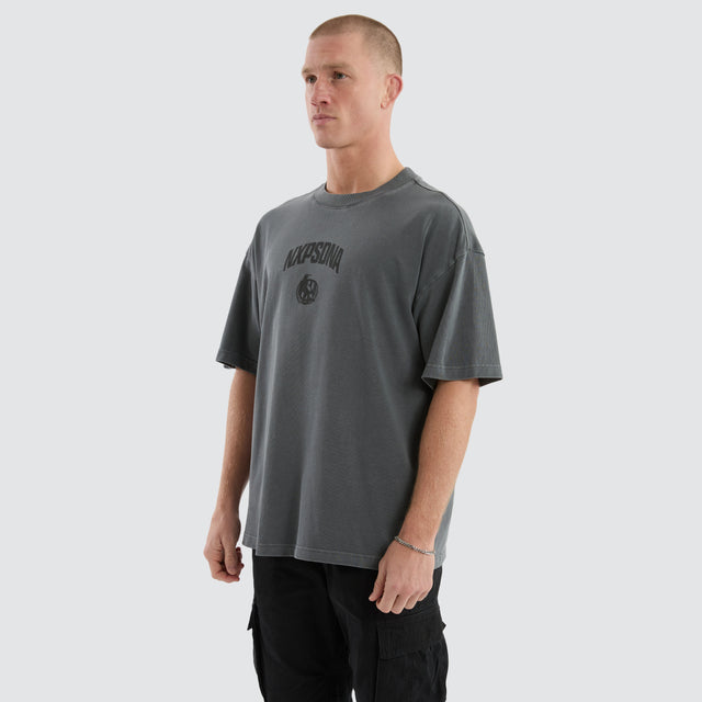 Collingwood Magpies Hunter Tee Pigment Charcoal