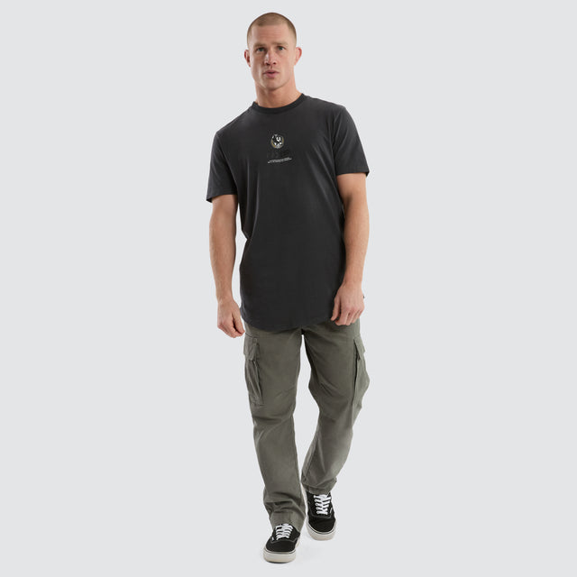 Collingwood Magpies Resident Tee Pigment Asphalt
