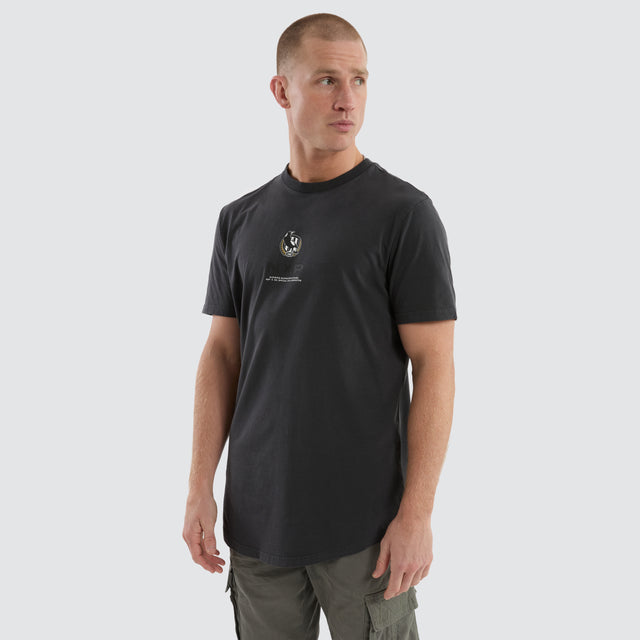 Collingwood Magpies Resident Tee Pigment Asphalt